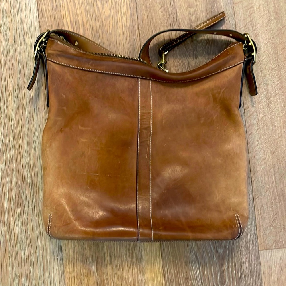 Coach leather bag